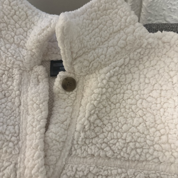 Cozy White Sherpa Jacket - Picture 2 of 4